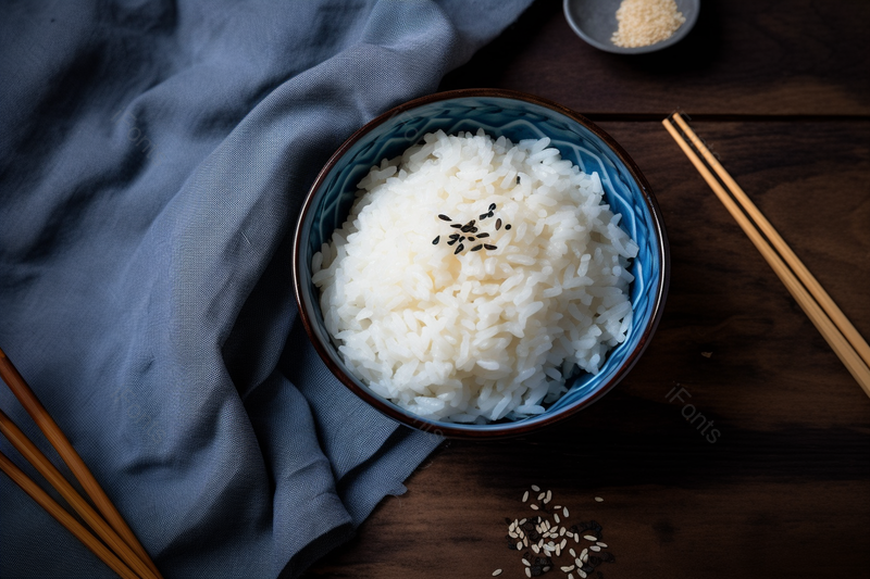 珍珠米大米饭筷子黑芝麻粒,高清,摄影图,摄影图片,图片大全,摄影图免费下载